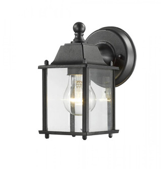 1 Light Outdoor Wall Light (276|551BK)