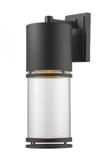 1 Light Outdoor Wall Light (276|553B-BK-LED)