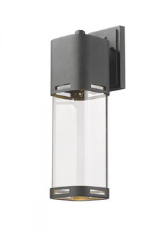1 Light Outdoor Wall Light (276|562B-BK-LED)