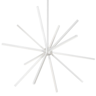 Sirius Minor 32-in White Dimmable LED Chandelier (461|CH14232-WH)