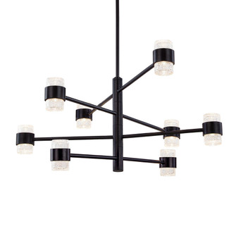 Copenhagen 24-in (4 Tier) Black Dimmable LED Exterior Pendant (461|EP48232-BK)