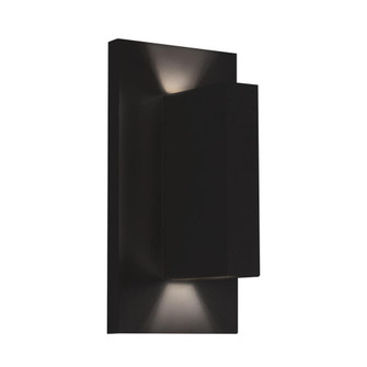 Vista 9-in Black Dimmable LED Outdoor Wall Sconce (461|EW22109-BK)
