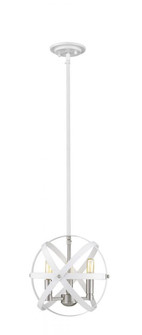 3 Light Chandelier (276|463-12HWH-BN)