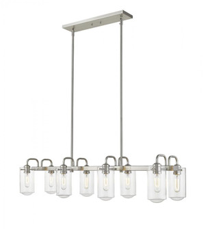 8 Light Linear Chandelier (276|471-8L-BN)