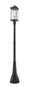 1 Light Outdoor Post Mounted Fixture (276|531PHBXLR-564P-BK)