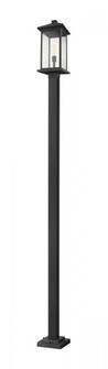 1 Light Outdoor Post Mounted Fixture (276|531PHBXLS-536P-BK)