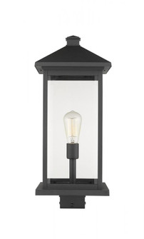 1 Light Outdoor Post Mount Fixture (276|531PHBXLS-BK)