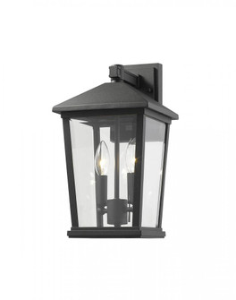 2 Light Outdoor Wall Light (276|568M-BK)