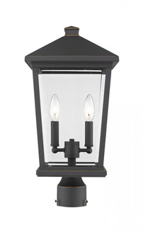 2 Light Outdoor Post Mount Fixture (276|568PHBR-ORB)