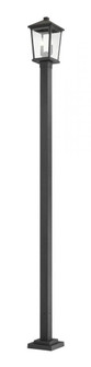 2 Light Outdoor Post Mounted Fixture (276|568PHBS-536P-BK)