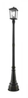 3 Light Outdoor Post Mounted Fixture (276|568PHXLR-564P-ORB)