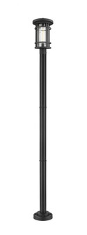 1 Light Outdoor Post Mounted Fixture (276|570PHB-567P-BK)