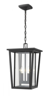 2 Light Outdoor Chain Mount Ceiling Fixture (276|571CHB-BK)