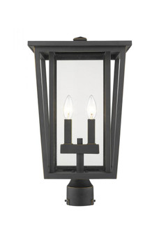 2 Light Outdoor Post Mount Fixture (276|571PHBR-ORB)