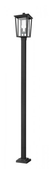 2 Light Outdoor Post Mounted Fixture (276|571PHBS-536P-BK)
