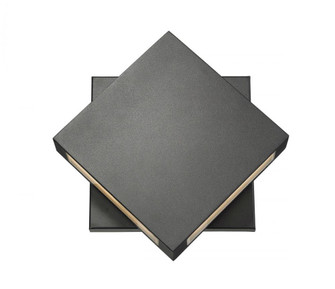 2 Light Outdoor Wall Light (276|572B-BK-LED)