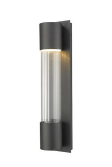 1 Light Outdoor Wall Light (276|575M-BK-LED)