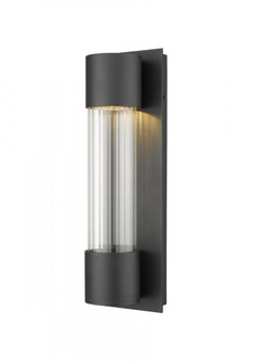 1 Light Outdoor Wall Light (276|575S-BK-LED)