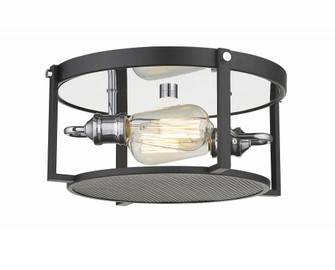 2 Light Flush Mount (276|723F13-MB+CH)