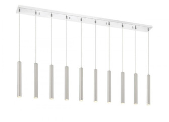 10 Light Linear Chandelier (276|917MP12-BN-LED-10LCH)