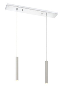 2 Light Linear Chandelier (276|917MP12-BN-LED-2LCH)