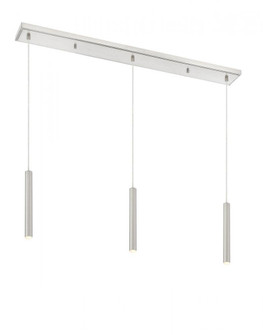 3 Light Linear Chandelier (276|917MP12-BN-LED-3LBN)