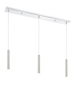 3 Light Linear Chandelier (276|917MP12-BN-LED-3LCH)