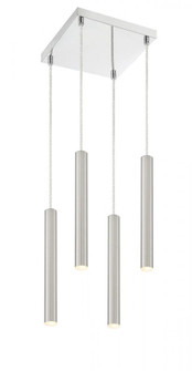 4 Light Chandelier (276|917MP12-BN-LED-4SCH)