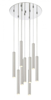 9 Light Chandelier (276|917MP12-BN-LED-9RCH)