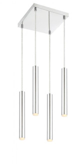 4 Light Chandelier (276|917MP12-CH-LED-4SCH)