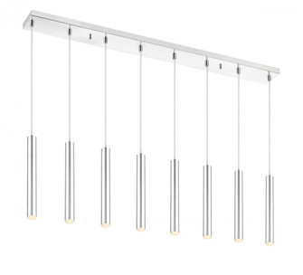 8 Light Linear Chandelier (276|917MP12-CH-LED-8LCH)