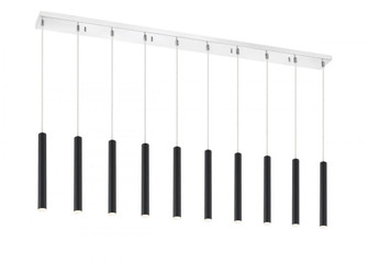 10 Light Linear Chandelier (276|917MP12-MB-LED-10LCH)