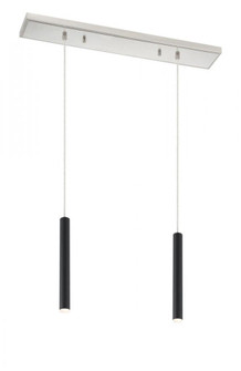 2 Light Linear Chandelier (276|917MP12-MB-LED-2LBN)