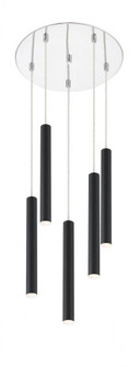 5 Light Chandelier (276|917MP12-MB-LED-5RCH)
