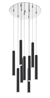 9 Light Chandelier (276|917MP12-MB-LED-9RCH)