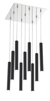 9 Light Chandelier (276|917MP12-MB-LED-9SCH)