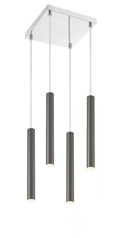 4 Light Chandelier (276|917MP12-PBL-LED-4SCH)