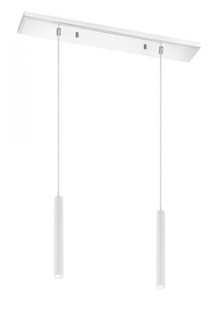 2 Light Linear Chandelier (276|917MP12-WH-LED-2LCH)