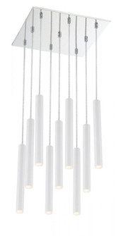 9 Light Chandelier (276|917MP12-WH-LED-9SCH)