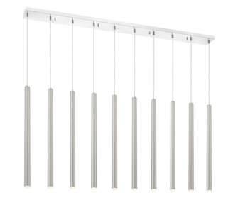 10 Light Linear Chandelier (276|917MP24-BN-LED-10LCH)