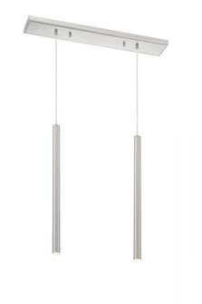 2 Light Linear Chandelier (276|917MP24-BN-LED-2LBN)