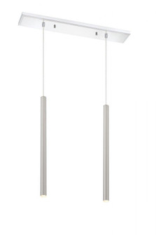 2 Light Linear Chandelier (276|917MP24-BN-LED-2LCH)