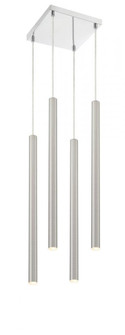4 Light Chandelier (276|917MP24-BN-LED-4SCH)