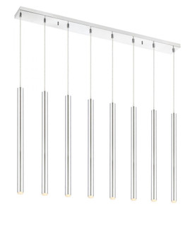 8 Light Linear Chandelier (276|917MP24-CH-LED-8LCH)