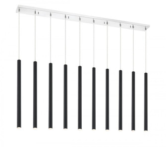 10 Light Linear Chandelier (276|917MP24-MB-LED-10LCH)