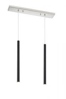 2 Light Linear Chandelier (276|917MP24-MB-LED-2LBN)