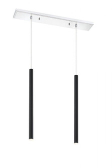 2 Light Linear Chandelier (276|917MP24-MB-LED-2LCH)