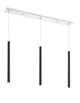 3 Light Linear Chandelier (276|917MP24-MB-LED-3LCH)