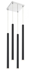 4 Light Chandelier (276|917MP24-MB-LED-4SCH)