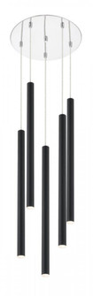 5 Light Chandelier (276|917MP24-MB-LED-5RCH)